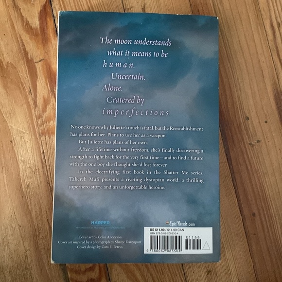 Shatter Me
Book by Tahereh Mafi - Picture 2 of 2